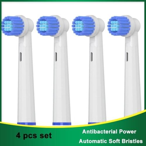 Oral B-electric Brush Head D12 D16 D100 EB50 Sensitive Replacement Brush Heads Dual Action Floss Deep Cleaning Soft Brush Heads