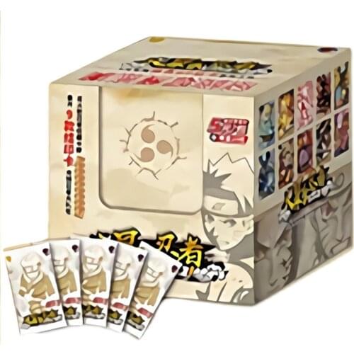 Narutoed Cards Letters Paper Card Letters One Games Children Anime Peripheral Character Collection Kids Gift Playing Card Toy