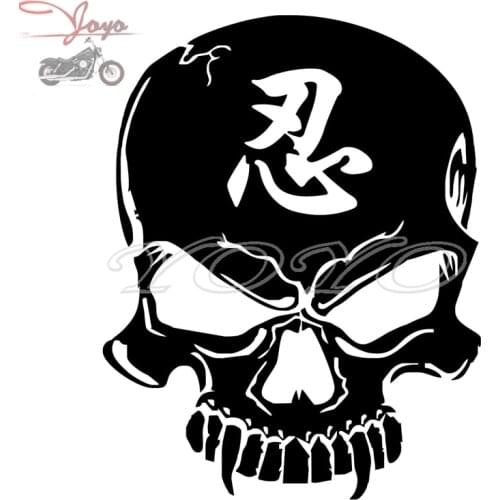 Chinese logo skull adhesive sticker decal fairing stickers for Ninja ZX6R ZX7R ZX9R ZX12R ZX11