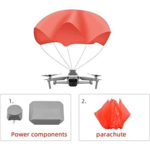 Umbrella Cloth Power Components Replacement Kit for DJI Mavic Air 2 Pro Zoom Drone Protection Flight Safety Parachute Accessory