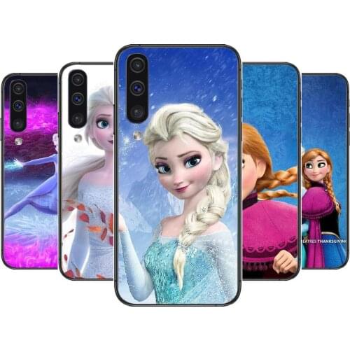Beautiful Frozen Anna Elsa Phone cover hull For SamSung Galaxy S8 S9 S10E S20 S21 S5 S30 Plus S20 fe 5G Lite Ultra black soft ca