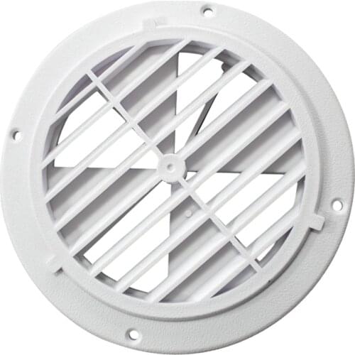 Circle Air Vent Grille Cover WHITE Ducting Ventilation Grill Cover
