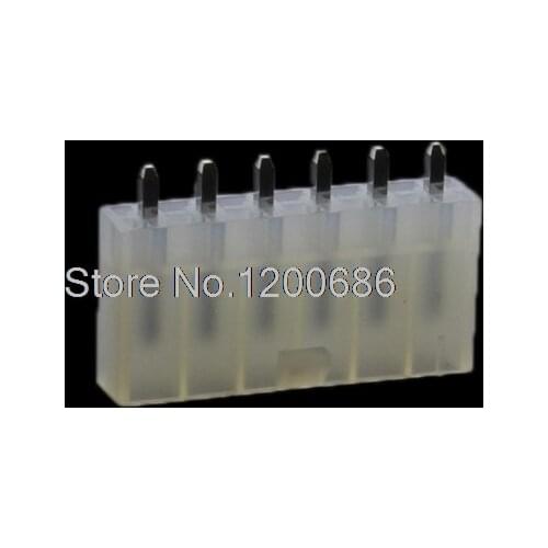 Molex 4.2mm pitch single row straight pin 6p 5557 connector PCB circuit board plug 6 pin connector