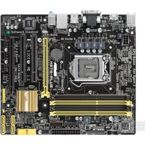 ASUS H87M-PLUS desktop motherboard H87 DDR3 LGA 1150 motherboard LGA 1150 i7 i5 i3 DDR3 32G SATA3 UBS3.0 mainboard