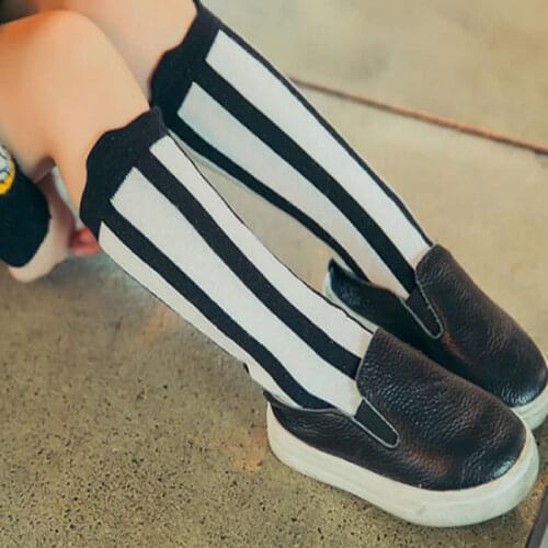 Boy socks cotton knee high bar sock baby girl floor socks leg warm kid students cartoon socks knee high spring cloth