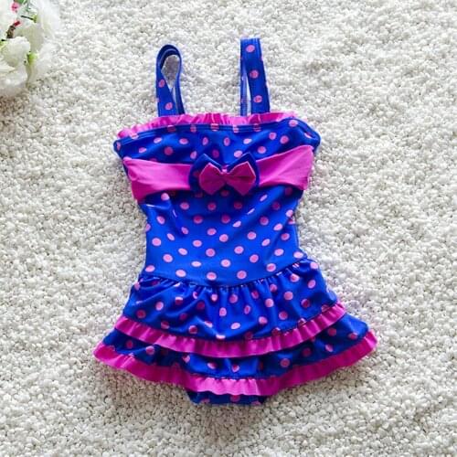 2021 New Cute Girls Kids One Piece Swimwear Bathing Suit Summer Swimsuit Swimming Child Beach Wear Children Swim Dress Swimsuits