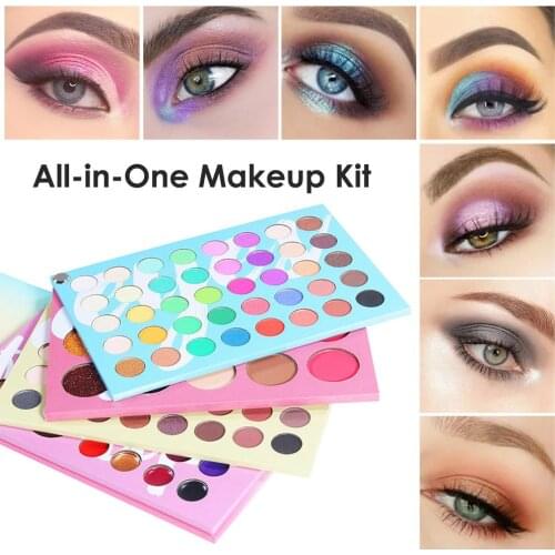 121 Color Makeup Tray Waterproof Four-Layer 3D Eyeshadow Palette Great Gift for Makeup Lovers Family and Friends on Birthdays