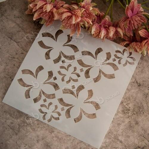 Figure designs plastic layering stencil for pastel paint,painting color spray brush,stamp on art supplies template drawing set