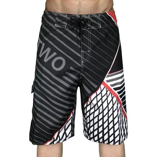 Board Shorts Men Quick Dry Swimming Trunks Swimwear Bermuda Vacation Fitness Surf Beach Short Pants -40