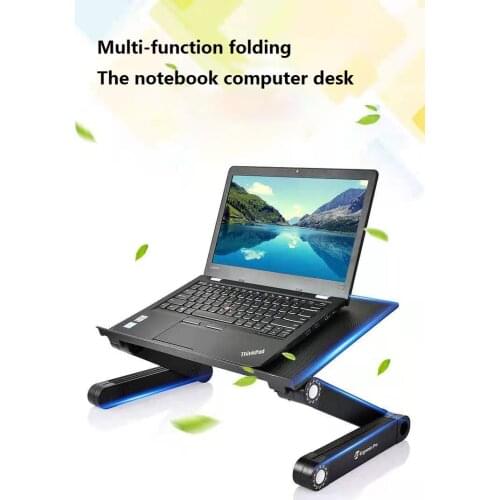 Portable Laptop Desk for Bed Adjustable Computer Table Ergonomic Lap Notebook Mobile Phone Stand Lapdesk Tray With Mouse Pad