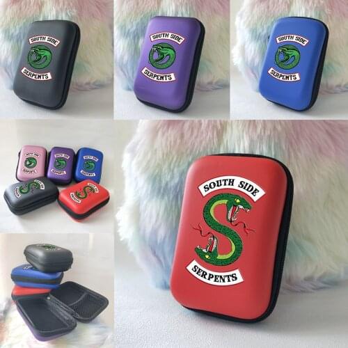 Riverdale Coin Purse Pocket Charger Holder Album Hard Case Card wallet Holder For Serpent Game Cards Book Holder