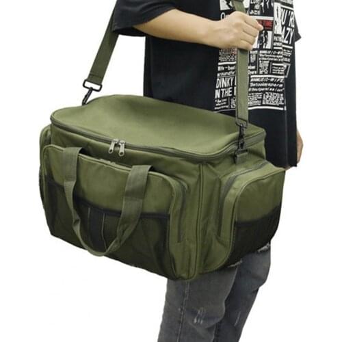 Anti-Scratch Green Waterproof Large Capacity Outdoor Fishing Bag for Outdoor