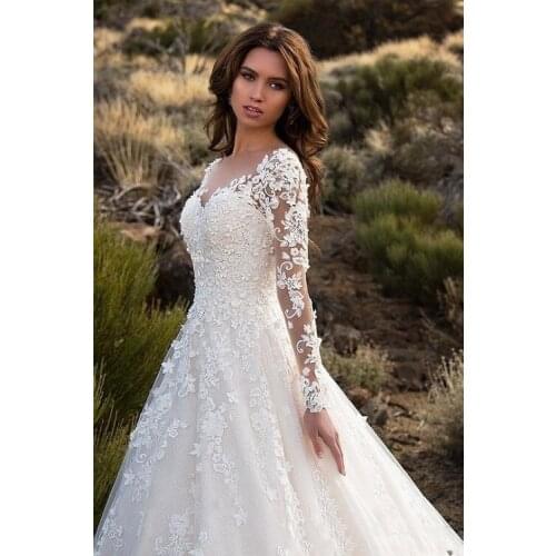 2020 Womens Spring Summer Clothing Long Sleeve Off-Shoulder Dress White Pure Temperament Elegant Lace Fashion