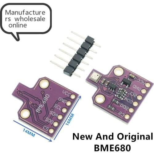 10pcs BME680 Digital Temperature Humidity Pressure Sensor CJMCU-680 High Altitude Sensor Module Development Board