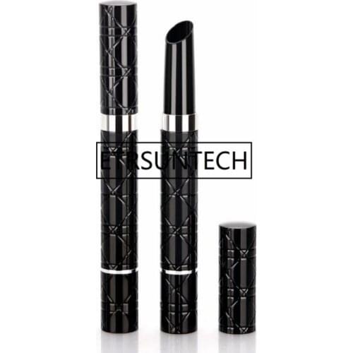 100pcs Empty Lipstick Containers Holder Rotating Lip Balm Tubes Bottle Black Slim Lipstick Tube Slim Round Lipstick F20172112