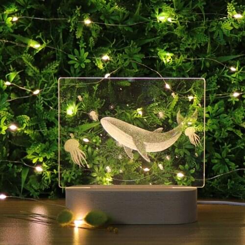 Animal Bedroom 3D Illusion LED Night Light