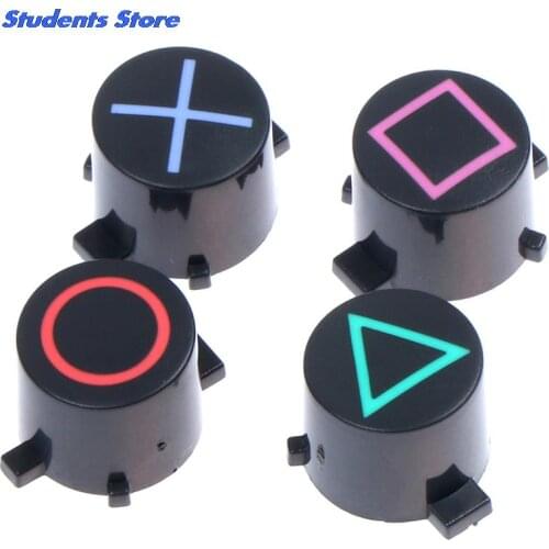 4Pcs/set Plastic ABXY Buttons For Dualshock 4 Slim Pro Controller Control Pad