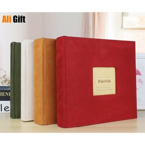 6 Inch 200 Photos Interleaf Type Memo Photo Album Family Memory Notebook Picture Photograph for Scrapbook Foto Albums Book Gift