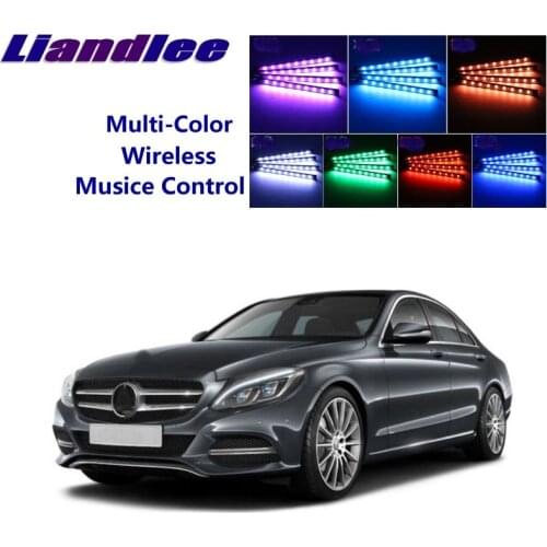 LiandLee For Mercedes Benz CLK MB W208 W209 C207 A238 Car Install of Car Seats Accent Interior Atmosphere Light