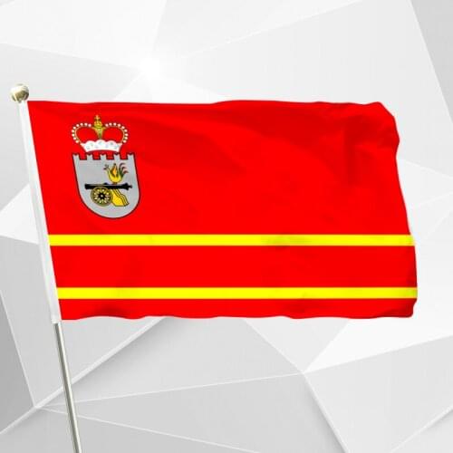 Russia Smolensk Oblast Flag 150X90cm (3x5FT) 120g 100D Polyester Double Stitched High Quality Free Shipping