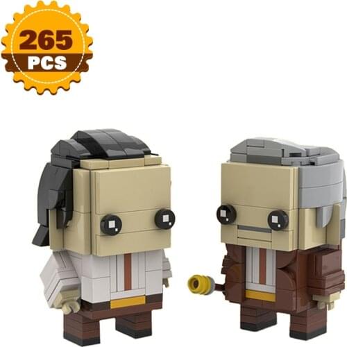 Moc Brickheadz Mobius Movie Series Building Block God of Lies Characters God of Lies Building Block Model Child Boy Toy Gift