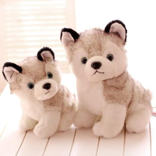 Mini super cute little Husky dog doll plush stuffed animal toys baby gift