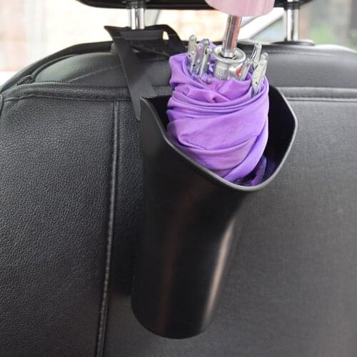 CHIZIYO Multifunction Car Umbrella Hanger Car Umbrella Bag Bucket Vehicle Folding Umbrella Storage Rack Holder Orangizer