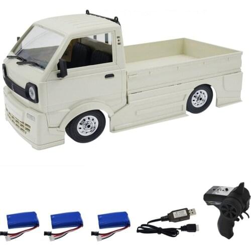 D12-1 1/10 2WD RC Car Simulation Drift Truck Climbing Car With LED Light On-road RC Car Toys For Boys Kids Gifts