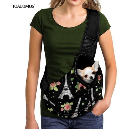 Fashion Eiffel-tower Brand Design Pet Cat Dog Carrier Messenger Bag Travel Portable Breathable Pet Bags Accessories Carry Pack
