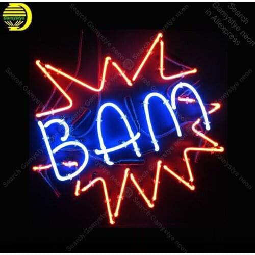 Neon light Signs for Bam explosive Neon Bulbs sign Lamps Glass Handcraft Bar window display neon Letrero Neons enseigne lumine