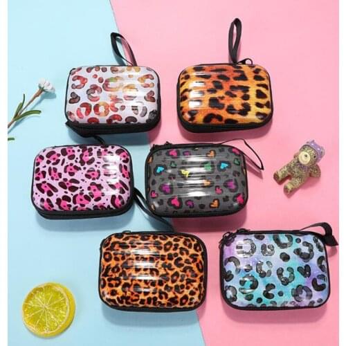 NEW luggage model square tin iron box / mini pouch / key purse / pencil case/steel box/coin storage bag/headset gift bag