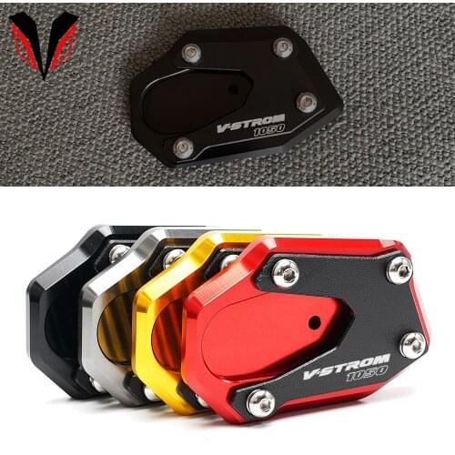 NEW For SUZUKI V-STROM 1050 XT VSTROM 1050 2020 Motorcycle CNC Foot Side Kickstand Pad Stand Extension Enlarge Plate