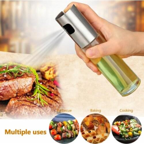 Olive Oil Sprayer Glass Oil Spray Bottle Sauce Vinegar Bottle Oil Dispenser for BBQ Sprayer BBQ Kitchen Tools Salad