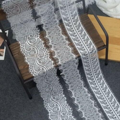 High-quality Export Method Single Exquisite Eyelash Lace Accessories DIY Dress Collar Wedding Dress Stitching Material RS3338