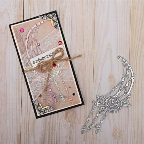 YaMinSanNiO Background Lace Tassel Flower Cutting Dies Metal Scrapbooking Embossing Crafts Dies Cuts Blade Punch Die New 2020