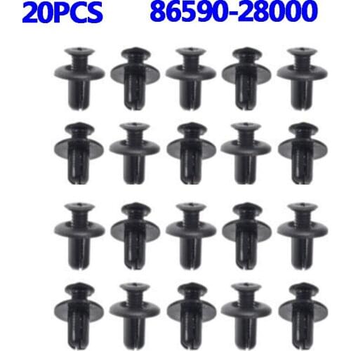 20pcs for Hyundai Tucson ix25 Cretan Elantra for KIA Rio universal push-up Clips retainer bra 8659028000 86590-28000 accent