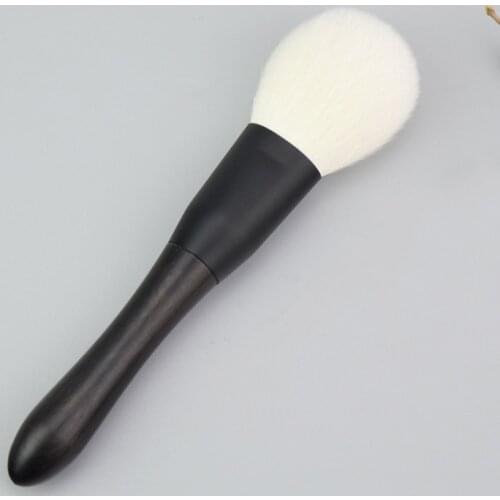 1Pcs Facial Makeup Brush Loose Powder Mixed Blush High-quality Copper Tube Goat Hair Powder Brush for Makeup Artist