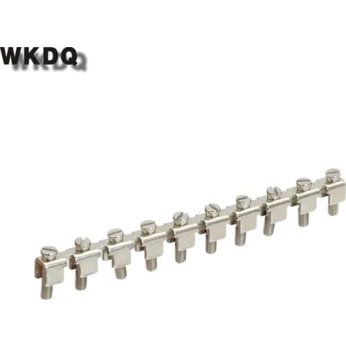 10Pcs FBI10-12 Fixed Bridge For Din Rail Terminal Blocks UK16 UIK16 UK10-DREHSI Connector Accessories FBI 10-12 Wiring Jumpers