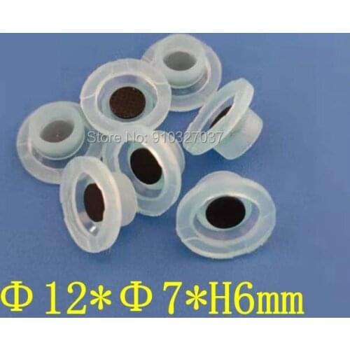 DGQSDZ Φ12*Φ7*H6mm silicone conductive single keypads silicone buttons 1000pcs=1 bag price USD42