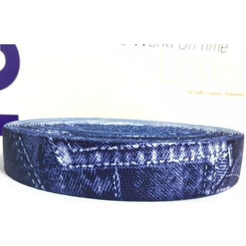12 Meters 1" 25mm Jeans Denim Suspender Elastic Webbing Great For Suspender Making
