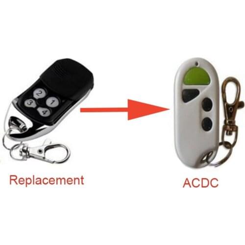 2piece High quality ACDC Garage Door replacement Remote free shipping rolling code 433.92mhz beautiful