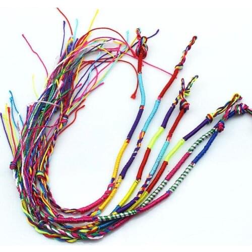 20 pcs Mix Kleuren Sieraden Accessoires Cord Diy Maken Draad Nylon Geen Koord Voor Gekleurde Ketting Armband Elastische Y8N0