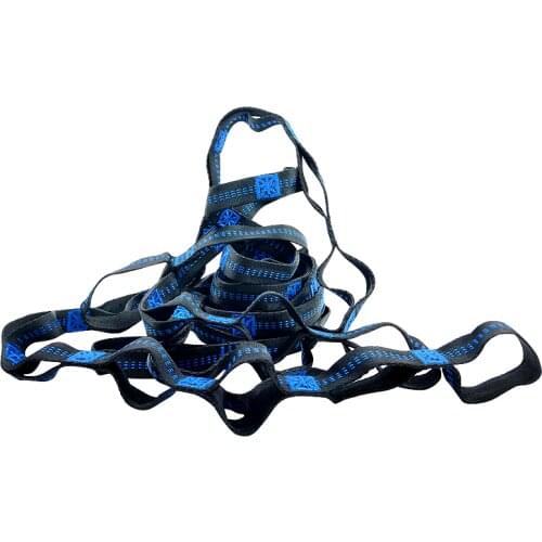 4 Sets Hammock Straps 300cm 20+1 Rings-Tree Hanging-Spare-Part Outdoor Portable Camping 2pcs in 1