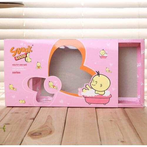 Paper drawer box packaging with pvc window,Custom Printed Coated Folding Packaging Paper Box ---DH10838
