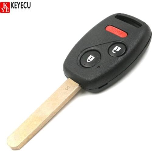 KEYECU New Keyless Entry Remote Car Key 2+1 Button Fob for 2006-2012 Honda Civic FCC:N5F-S0084A