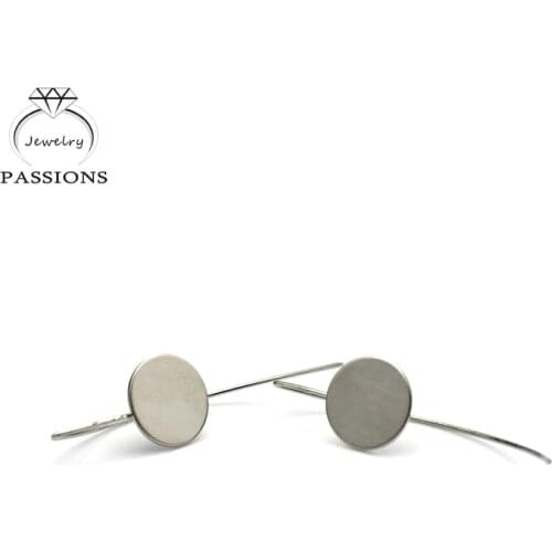 Hot Sale Fashion Round And Square Hook Drop Earrings Punk Rock Gold Color And Silver Color Geometry Dangle Earring Women Jewelry