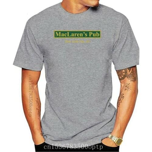 Men Maclaren S Pub New York How I Met Your Mother T Shirt Customized Tee Shirt Euro Size S 3Xl Cool Anti Wrinkle Shirt