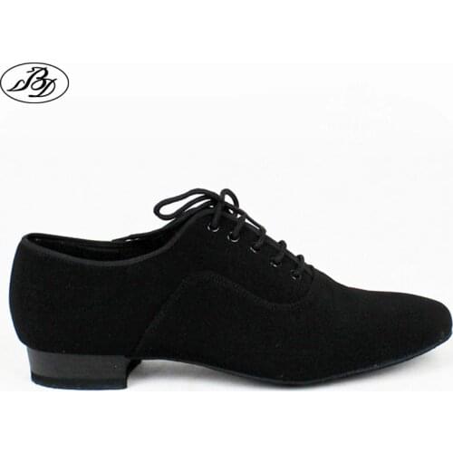 Men Standard BD 301Dance ShoesD 301 Napped Outsole Canvas Men Ballroom Shoe Dancesport Professional Dance Shoes Whole Sole