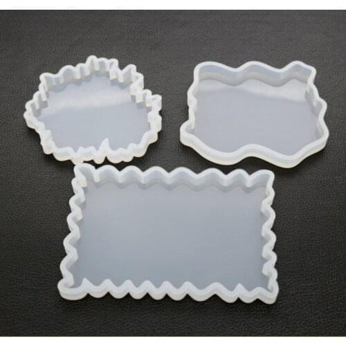 NEW Transparent Silicone Mould necklace lanugo mold Resin Decorative Craft DIY Maple leaf coaster epoxy resin molds for jewelry