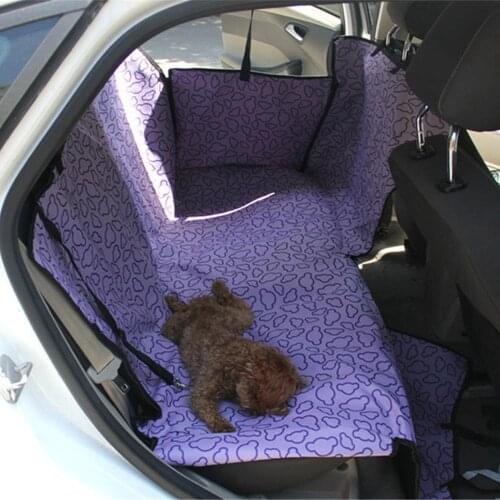 Kemisdi Dog Carriers Waterproof Rear Back Pet Dog Car Seat Cover Mats Hammock Protector with Safety Belt Transportin Perro